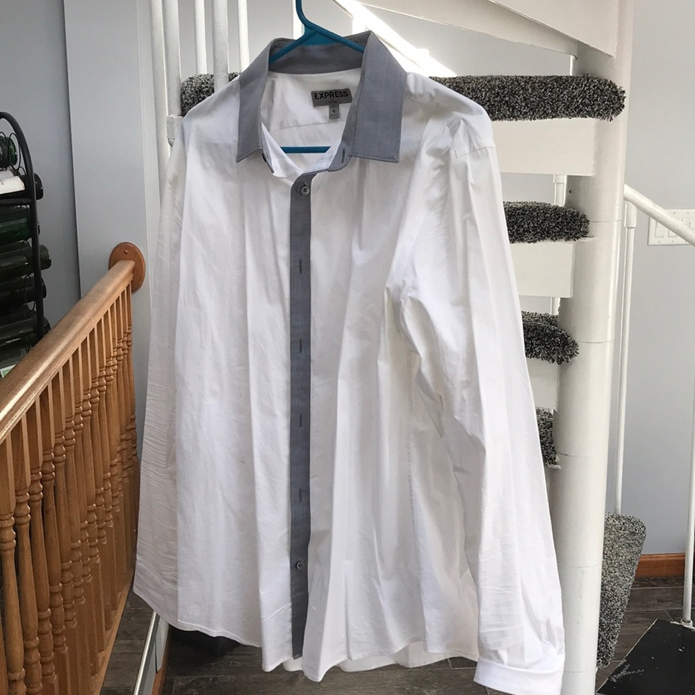EXPRESS 1MX Dress Shirt XL
